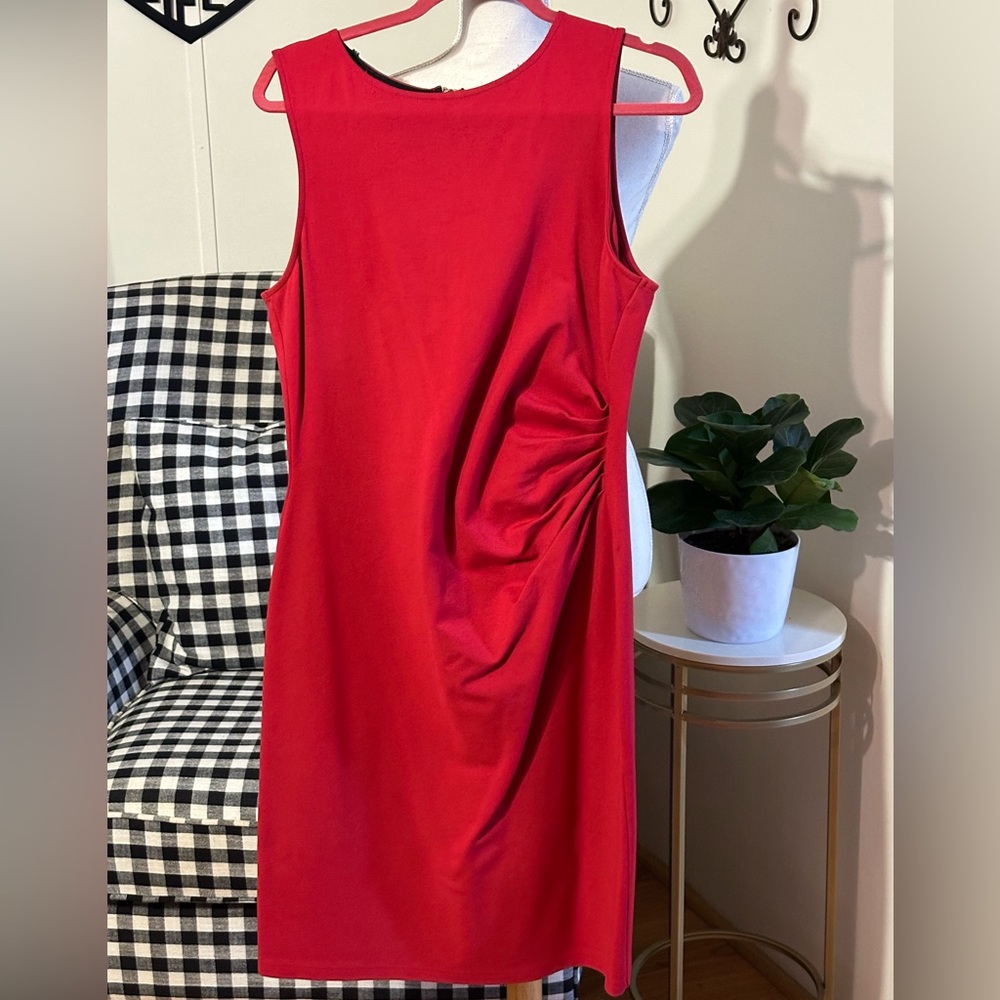 Kenneth Cole Size 14 Red Dress